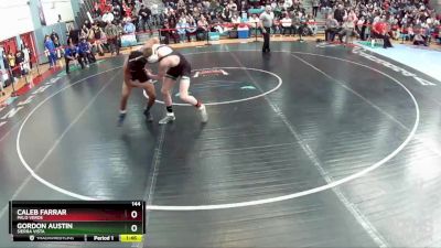 144 lbs Quarterfinal - Gordon Austin, Sierra Vista vs Caleb Farrar, Palo Verde