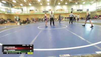 100 lbs Round 2 - Jack Howard, Elite Wrestling Academy vs Will Sanders, Pleasant Hill Youth Wrestling