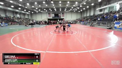 126 lbs Round 1 (3 Team) - Joseph Clem, Wantagh Sr High vs Cody Dale, Horseheads Sr HS