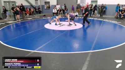 97 lbs Final - Hudson Morris, Soldotna Whalers Wrestling Club vs Jaden Webb, Interior Grappling Academy