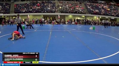 65 lbs Quarterfinal - Gabriel Jasso, Pursuit Wrestling Minnesota vs Karson Ellenberg, Pack732