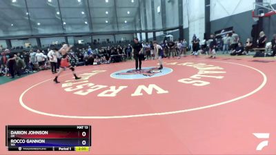 106 lbs Semifinal - Darion Johnson, OR vs Rocco Gannon, WA