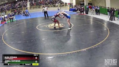 132 lbs Quarterfinal - Aneka Mathews, Reed vs Alea Otsuka, SLAM! NEVADA