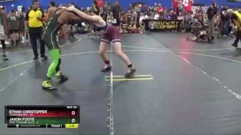 125 lbs Round 3 (6 Team) - Ethan Christoffer, Team Iowa Red vs Jaxon Foote, Peer Pressure Elite