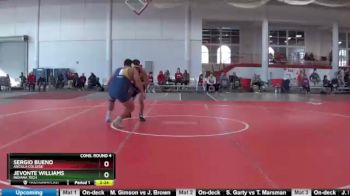 285 lbs Cons. Round 4 - Sergio Bueno, Ancilla College vs Jevonte Williams, Indiana Tech