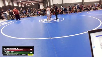 92 lbs Round 1 - Hayden Fry, Mat Demon Wrestling Club vs Elijah Governor, South West Washington Wrestling Club