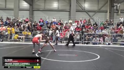 90 lbs Cons. Round 1 - Messer Ogden-Campbell, Falcon Empire Wrestling Club vs Aj Ross, Dodge City Academy