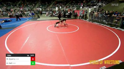 70 lbs Quarterfinal - Maximus Quarry, Legacy Dragons vs Alex Hall, Greater Heights Wrestling