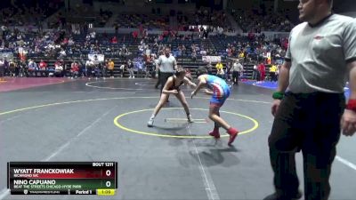 108 lbs Champ. Round 2 - Wyatt Franckowiak, Richmond WC vs Nino Capuano, Beat The Streets Chicago-Hyde Park