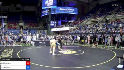 138 lbs Cons 64 #1 - Braeden Moore, Kansas vs Jordan Joslyn, New York