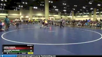 152 lbs Round 6 (10 Team) - Autumne Williams, Queen Bees vs Jayda Parker, Nebraska Tsunami
