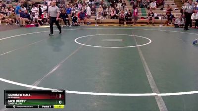 150 lbs Semifinal - Jack Duffy, Tower Hill Hs vs Gardner Hall, Salesianum