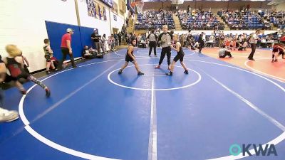 90 lbs Rr Rnd 5 - Cruz ALSBURY, Miami Takedown Club vs Sebastian Beverly, Wyandotte Youth Wrestling