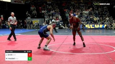 184 lbs Round Of 16 - Jacobe Smith, Oklahoma St vs Matthew Waddell, Oklahoma