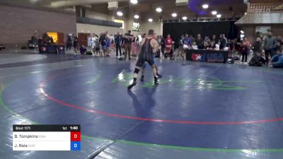 62 kg Round 2 - Blake Tompkins, Idaho vs Joe Raia, Chicago Wrestling Club