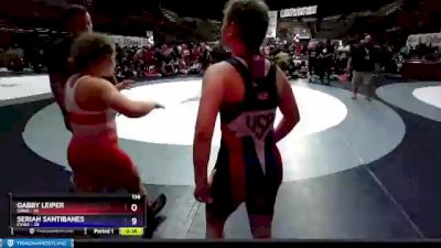 145 lbs Round 3 (4 Team) - Gianna Munifo, SAWA vs Olivia Faust, CVWA