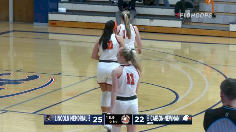 Replay: Lincoln Memorial vs CarsonNewman - Women | Feb 1 @ 5 PM