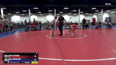 92 lbs Round 1 (8 Team) - William Schork, Ohio vs Bryson Drennen, Georgia