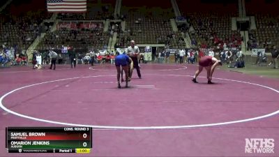 220 lbs Cons. Round 3 - SAMUEL BROWN, Prattville vs Omarion Jenkins, Auburn