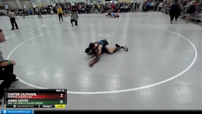 132 lbs Champ. Round 2 - Carter Cajthaml, Immortal Athletics WC vs Aiden Noyes, Beat The Streets Chicago-Midway