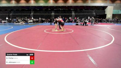 235 lbs Quarterfinal - Bretlee Potter, Bear River vs Rachel Johnson, Riverton