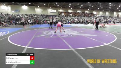 135 lbs Quarterfinal - Samantha Ramos, Prosser Wrestling Academy vs Lucy Horiguchi, Pomolita