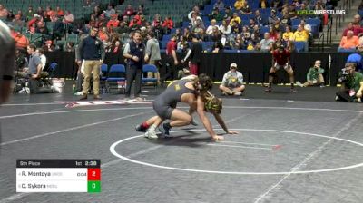 133 lbs 5th place - Rico Montoya, Northern Colorado vs Cam Sykora, North Dakota State