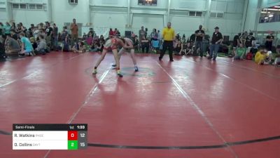 114 lbs Semifinal - Ryan Watkins, Phoenix W.C. vs Dillinger Collins, Dayton Bandits - Black