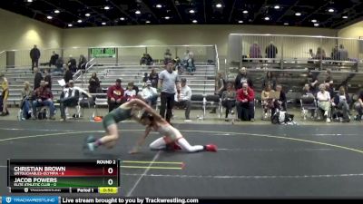 85 lbs Round 2 (6 Team) - Christian Brown, Untouchables-Olympia vs Jacob Powers, Elite Athletic Club