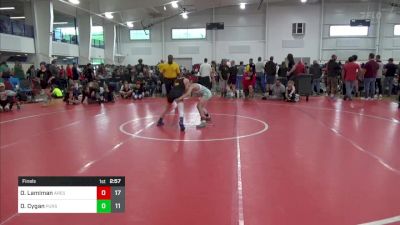 95 lbs Final - Oliver Lamiman, Ares Wrestling Club vs Deakin Cygan, Pursuit