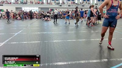 106 lbs Round 4 (6 Team) - Rj Phelan, Funky Monkey vs Kyler Kegley, Glynn Coastal