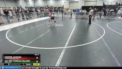 106 lbs Cons. Round 4 - Khy`ree Thomas-Calloway, Nebraska vs Cooper Jackson, Tiger Wrestling Club