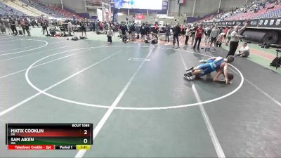 138 lbs Champ. Round 2 - Sam Aiken, WA vs Matix Cooklin, OR