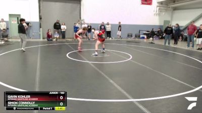 160 lbs Round 3 - Simon Connolly, Interior Grappling Academy vs Gavin Kohler, Interior Grappling Academy