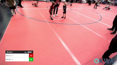 56 lbs Semifinal - Cutter Bledsoe, Woodland Wrestling Club vs Waylen Higbee, Morrison Takedown Club