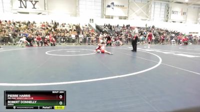 50 lbs Quarterfinal - Pierre Harris, Pal-Mac Wrestling Club vs Robert Donnelly, NWAA