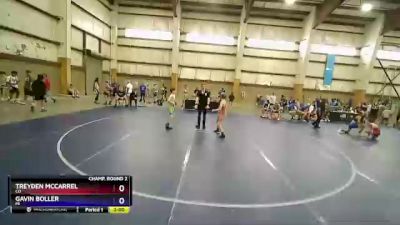 77 lbs Champ. Round 2 - Treyden McCarrel, CO vs Gavin Boller, MI