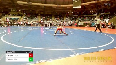 70 lbs Round Of 32 - Nixon Herrera, OC RTC vs Cooper Kiwior, Texas Elite