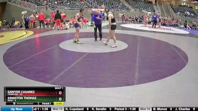 172 lbs Round 1 (4 Team) - Sawyer Casarez, Thurston vs Kingston Thomas, Bend