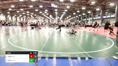 113 lbs Rr Rnd 1 - Layne Horn, Indiana Outlaws Black vs Joel Puri, MetroWest United Red