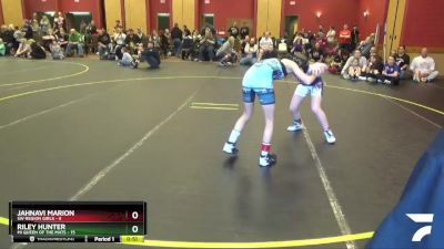 76 lbs Round 2 (6 Team) - Jahnavi Marion, SW Region Girls vs Riley Hunter, MI Queen Of The Mats