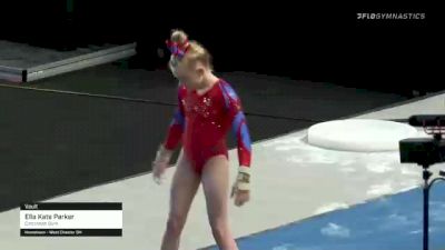Ella Kate Parker - Vault, Cincinnati Gym - 2021 US Championships Day 1