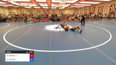 182 lbs Consi Of 4 - Damon Nelson, Md vs Zahir McLean-Felix, Ct