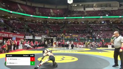 D3-120 lbs Quarterfinal - Trace Williams, North Union vs Cooper Shore, Miami East