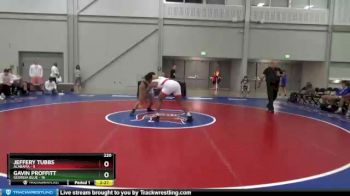 220 lbs Round 2 (8 Team) - Jeffery Tubbs, Alabama vs Gavin Proffitt, Georgia Blue