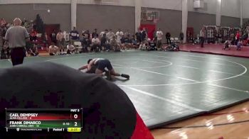 149 lbs Finals (2 Team) - Frank DiMarco, John Carroll Univ vs Cael Dempsey, Alma College