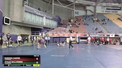 157 lbs Semifinal - Ethan Ballweber, Augsburg vs Karson Casper, Augsburg