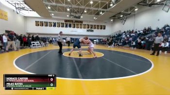 215 lbs 3rd Place Match - Horace Carter, Ft. Worth Country Day School vs Miles Bates, Episcopal School Of Dallas