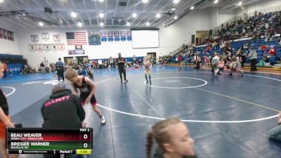 78 lbs Cons. Semi - Beau Weaver, Windy City Wrestlers vs Bridger Warner, Douglas WC