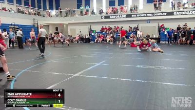 110 lbs Round 4 (6 Team) - Max Applegate, West Forsyth WC vs Colt Daigle, Grapple Academy